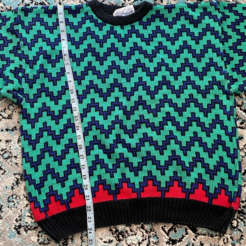 Vintage 90s Perry Ellis Sweater Men’s - Picture 6 of 7